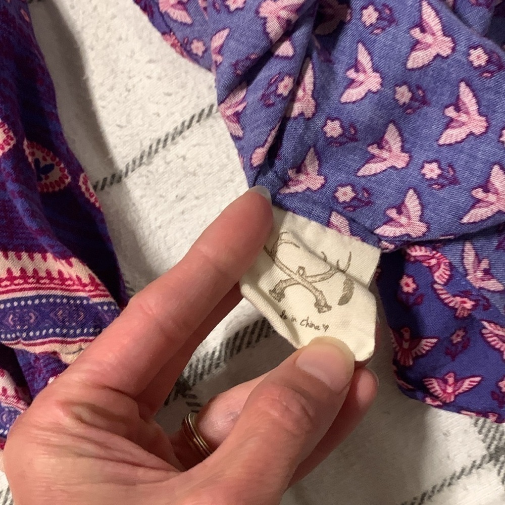 EUC Spell Sunset Road purple blouse - Picture 11 of 12